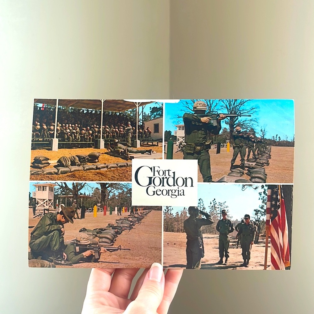 Fort Gordon Georgia Vintage Postcard